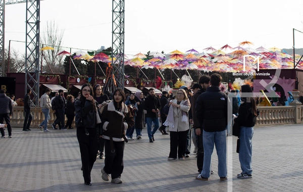 Bakı bulvarı baharı fərqli ab-havada qarşılayır