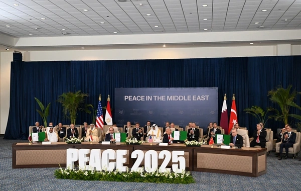 Prezident İlham Əliyev Yaxın Şərq Sülh Sammitində iştirak edib