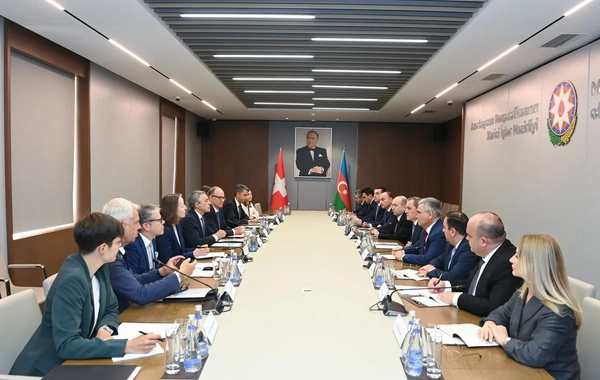 Azərbaycan XİN başçısı ilə ATƏT-in sədri arasında geniş tərkibdə görüş keçirilib