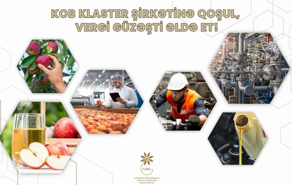 KOB klasterin iştirakçısı olmaq istəyən subyektlərin NƏZƏRİNƏ