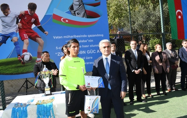 Bakıda Leyla Əliyevanın təşəbbüsü ilə keçirilən minifutbol turniri yekunlaşıb