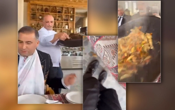 Hacı Nuranın başına iş gəldi - Ona gətirilən yemək yerə töküldü