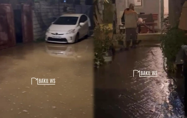Yasamaldan Badamdara gedən ana su borusu PARTLADI– Sakinlər təhlükədən narahatdır