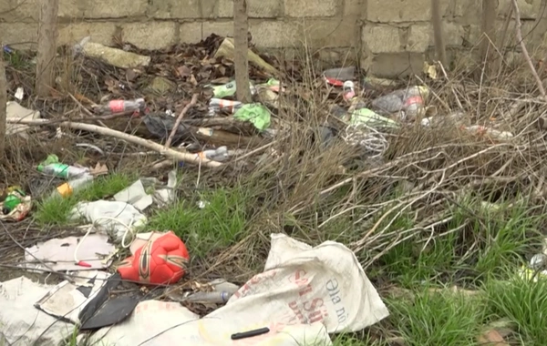 İstirahət parkı baxımsız vəziyyətdə: Zibilin iyindən evdə yata bilmirik