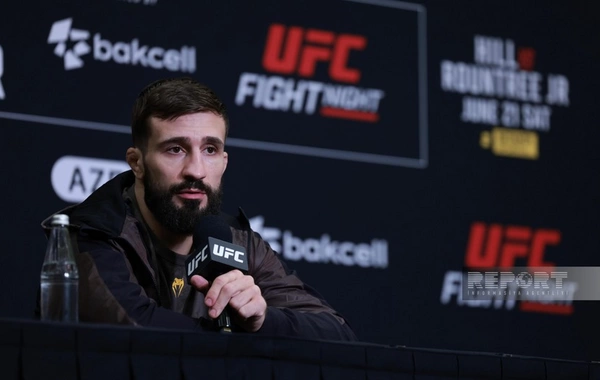 Nazim Sadıxov: Braziliyalı rəqibimdən daha güclüyəm