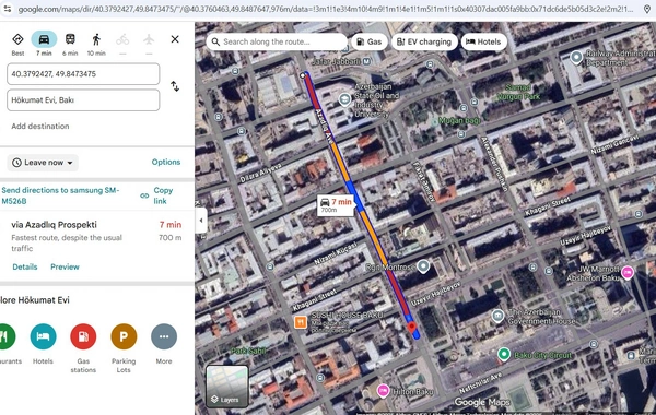 Bulvar boyunca avtobus dayanacaqları ilə bağlı YENİ TƏKLİF