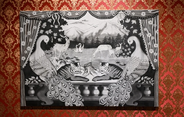 Leyla Aliyeva attended the exhibition "A House with a View of the Landscape"