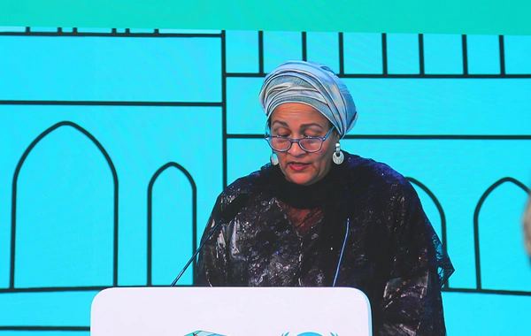 Amina Mohammed WUF13-ü yüksək səviyyədə təşkil etdiyinə görə Azərbaycana təşəkkür etdi