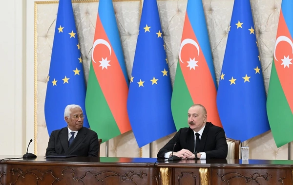 Ильхам Алиев и Антониу Кошта выступили с заявлениями для прессы