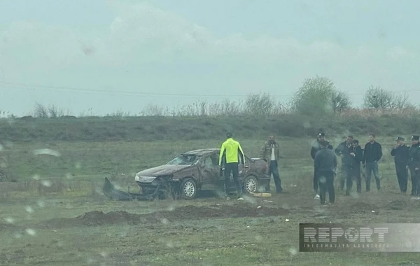 Biləsuvarda yol qəzasında 4 nəfər xəsarət alıb