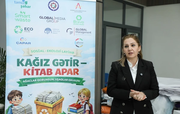 "Kağız gətir - kitab apar" sosial-ekoloji layihəsinə start verildi