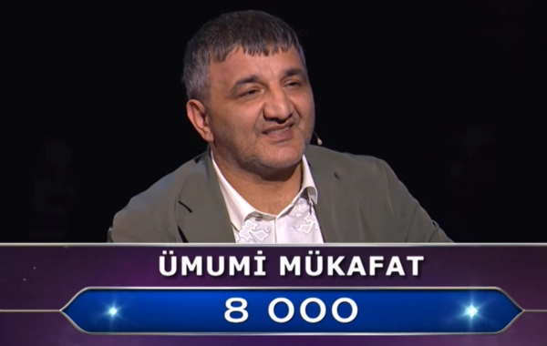 Rüfət Nasosnu 13-cü sualda dayandı - 8 min manat qazandı