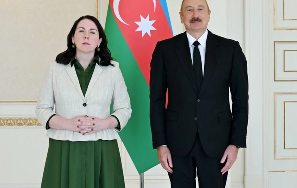 İlham Əliyev İrlandiyanın Azərbaycanda yeni təyin olunmuş səfirinin etimadnaməsini qəbul edib