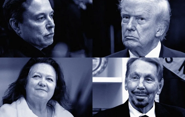 2025-ci ildə dünyanın ən varlı insanlarının sərvəti 2,2 trilyon dollar artıb