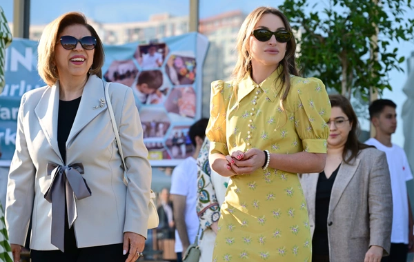 Leyla Əliyeva və Alona Əliyeva Xeyirxahlıq Festivalında iştirak ediblər