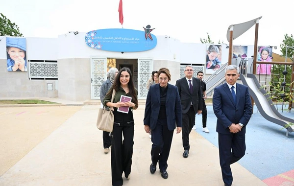 Leyla Əliyeva Mərakeşdə Uşaq Hüquqları üzrə Milli Observatoriyanın vitse-prezidenti ilə görüşüb