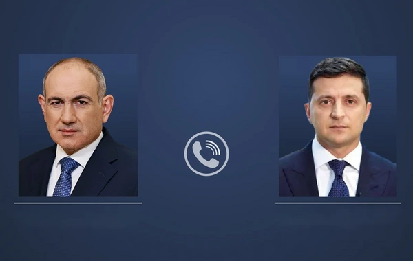 Paşinyan və Zelenski regiondakı vəziyyəti müzakirə ediblər