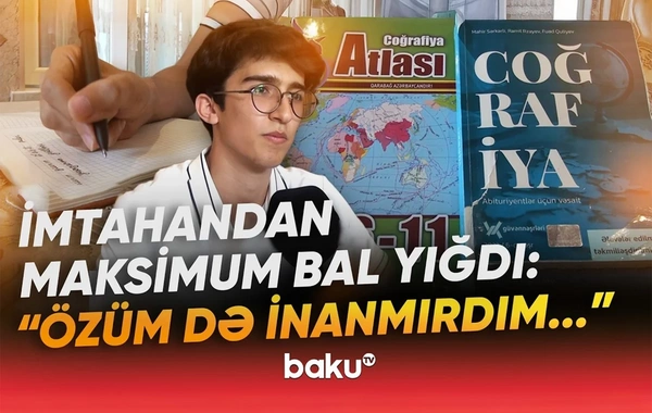 Həmyaşıdlarına örnək olan Paşa uğurunun sirlərini bölüşdü: Əsas məsələ çox oxumaq deyil