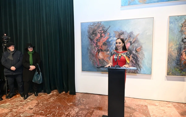 Leyla və Arzu Əliyevalar Tiranada MAMA "Ana təbiət" beynəlxalq incəsənət sərgisinin açılışına qatılıblar