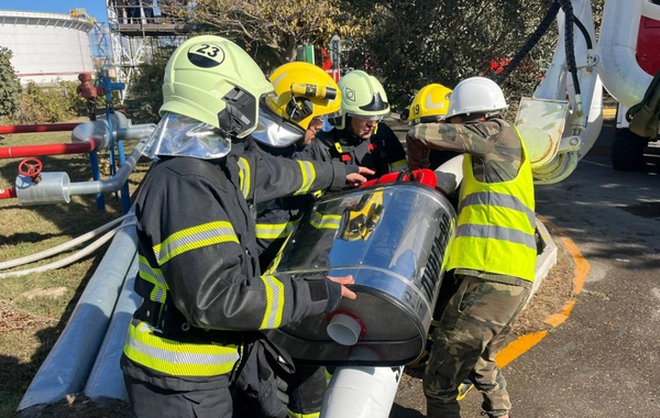 DYMX Neft Emalı Zavodunda yanğın-taktiki təlim keçirib