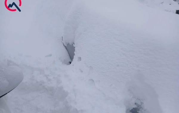 Bu ərazidə qarın hündürlüyü 80 santimetrə yüksəldi