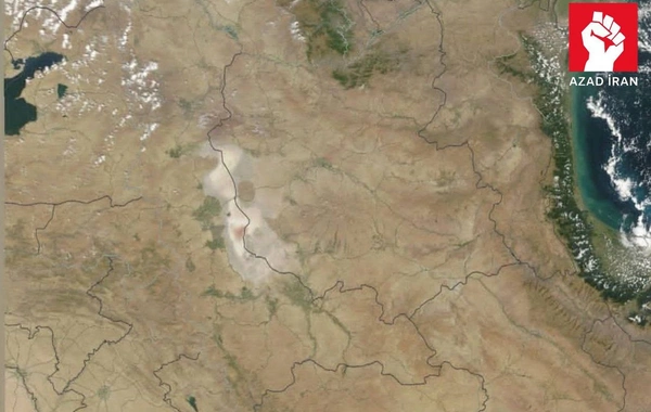 NASA: "Urmiya gölü demək olar ki, tamamilə quruyub"