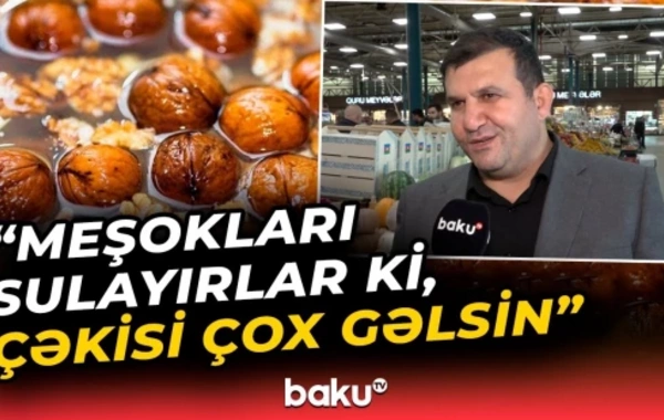 Müştərilərə bazarda "yaş" adı ilə suya salınmış qoz satılır?
