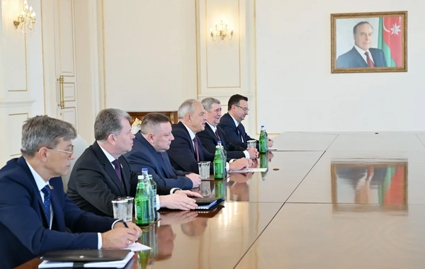 İlham Əliyev Belarus Milli Assambleyası Nümayəndələr Palatasının sədrini qəbul edib