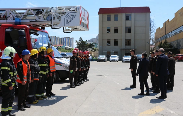FHN-in Bakı Regional Mərkəzi kompleks mülki müdafiə təlimi təşkil edib