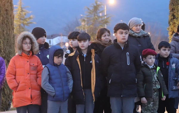 Xocalıda soyqırım qurbanlarının xatirəsinə flaşmob keçirilib