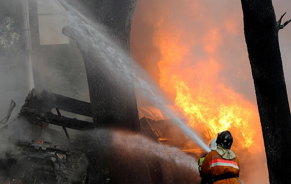 Qazaxıstanda dəhşətli YANĞIN: 9-u uşaq olmaqla 12 nəfər ÖLÜB