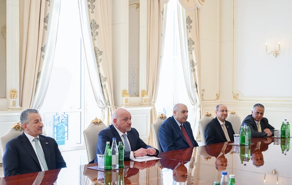Президент Ильхам Алиев принял делегацию Палаты представителей Иорданского Хашимитского Королевства