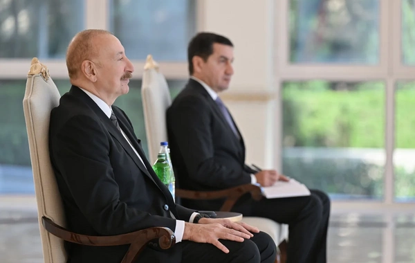 İlham Əliyev İsveçin Azərbaycanda yeni təyin olunmuş səfirini qəbul edib