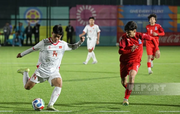 Azərbaycan millisi FIFA U-15 dünya çempionatında Vyetnam yığmasına məğlub olub