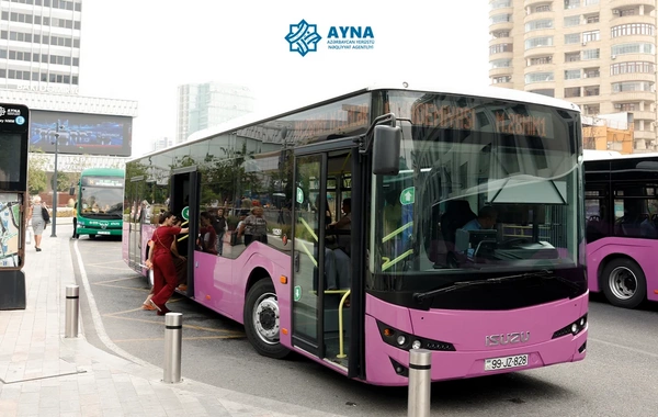 M1 nömrəli ekspres avtobuslara ikinci validator quraşdırılır