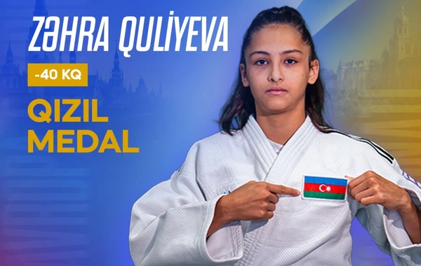 Azərbaycanın yeniyetmə cüdoçuları Avropa çempionatının ilk günündə 5 medal qazanıblar