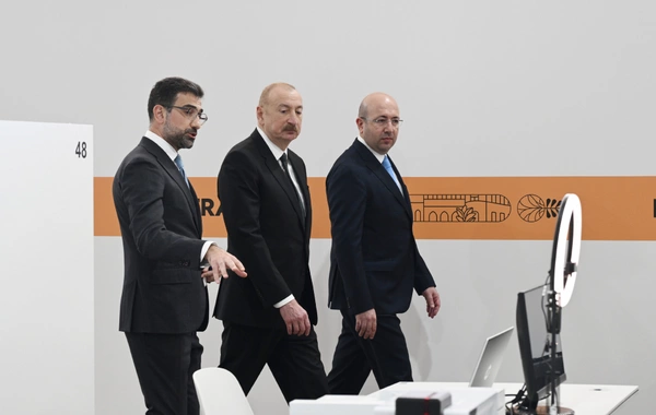 Prezident İlham Əliyev Bakı Olimpiya Stadionunun ərazisində WUF13 ilə bağlı görülən işlərlə tanış olub
