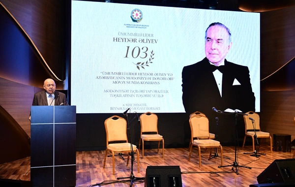 "Ümummilli Lider Heydər Əliyev və Azərbaycanın mədəniyyət dəyərləri" mövzusunda konfrans keçirilib