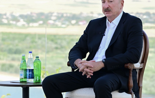 Prezident İlham Əliyev Naxçıvanda Azərbaycan Televiziyasına müsahibə verib