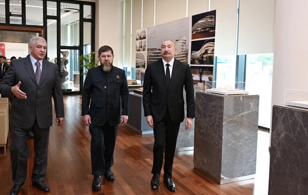 Prezident İlham Əliyev və Rusiyanın Çeçenistan Respublikasının başçısı Bakı Ağ Şəhərdə olublar