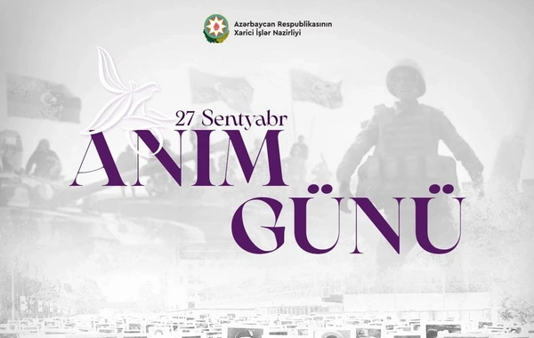 Xarici İşlər Nazirliyi Anım Günü ilə əlaqədar videoçarx paylaşıb