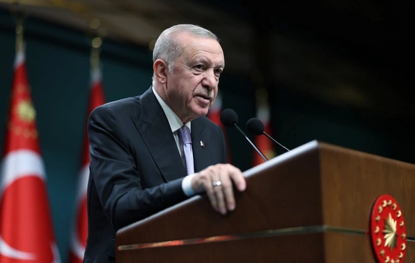 Ərdoğan Bakının düşmən işğalından azad olunmasının ildönümünü ilə bağlı paylaşım edib