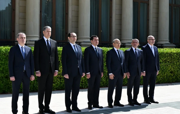 Latviya Prezidentinin rəsmi qarşılanma mərasimi olub