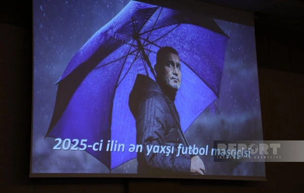 Qurban Qurbanova ilin ən yaxşı baş məşqçisi mükafatı təqdim olunub