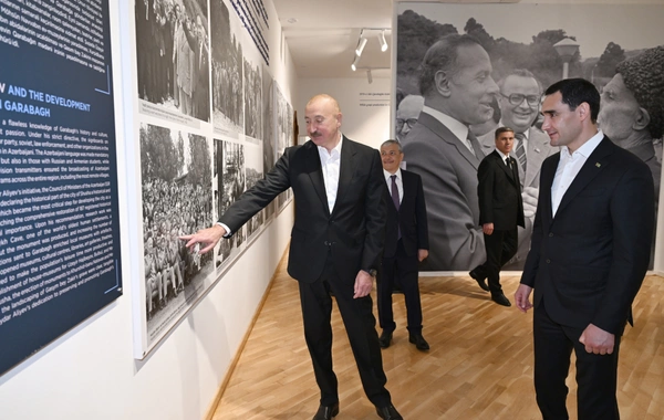 Şuşada "Heydər Əliyev və Qarabağ" sərgisi ilə tanışlıq