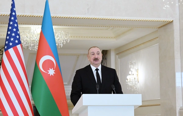 İlham Əliyev və ABŞ-nin Vitse-prezidenti mətbuata bəyanatlarla çıxış ediblər