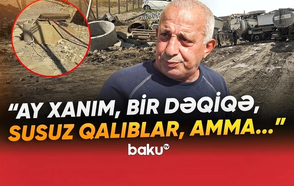 Sakinlərin problemləri bitmək bilmir: Natəmiz su işlədirik, çölə çıxa bilmirik!