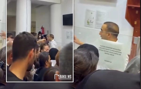 Travmatalogiya İnstitutunda NÖVBƏ İZDİHAMI