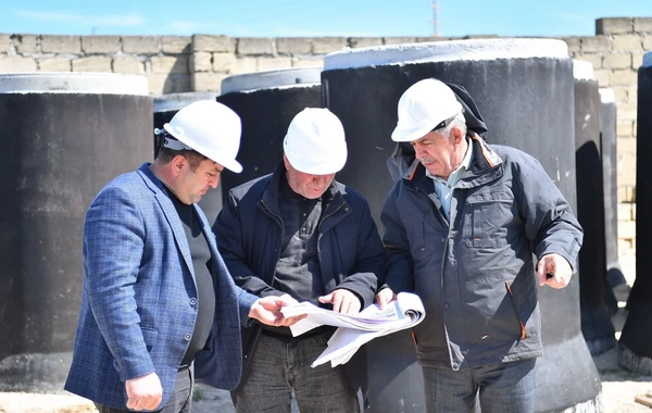 Pirşağıda iri kanalizasiya layihəsi icra olunur