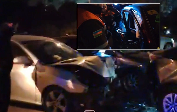 Bakıda ağır QƏZA - Qadın belə xilas edildi